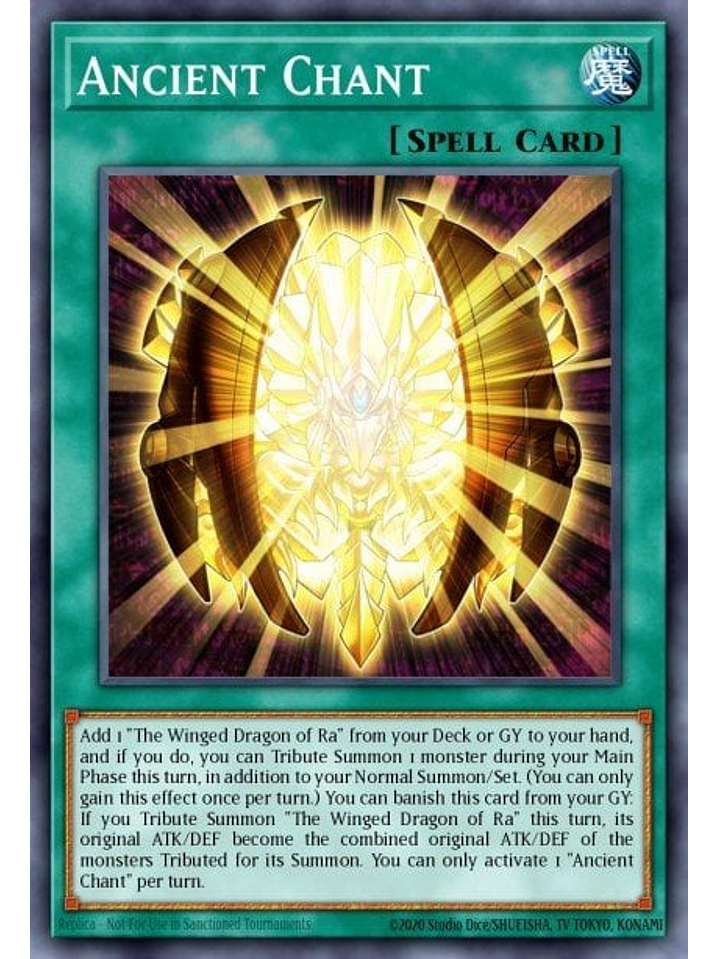 Ancient Chant - MZMI-EN069 - Ultra Rare 1st Edition 1