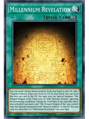 Millennium Revelation - MZMI-EN070 - Rare 1st Edition