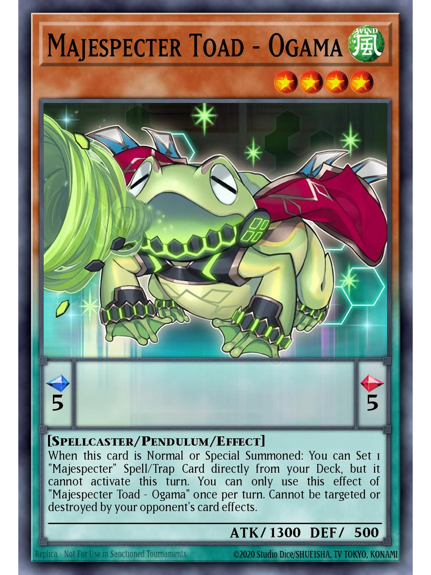 Majespecter Toad - Ogama - MZMI-EN074 - Rare 1st Edition 1