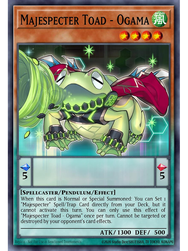 Majespecter Toad - Ogama - MZMI-EN074 - Rare 1st Edition 1