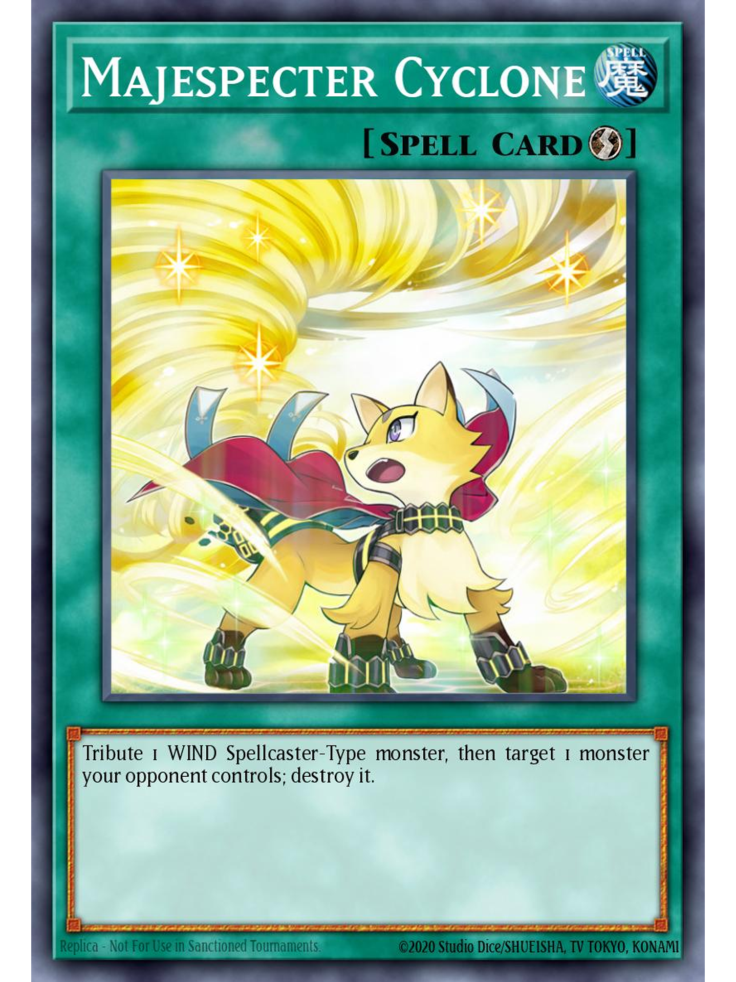 Majespecter Cyclone - MZMI-EN075 - Rare 1st Edition 1