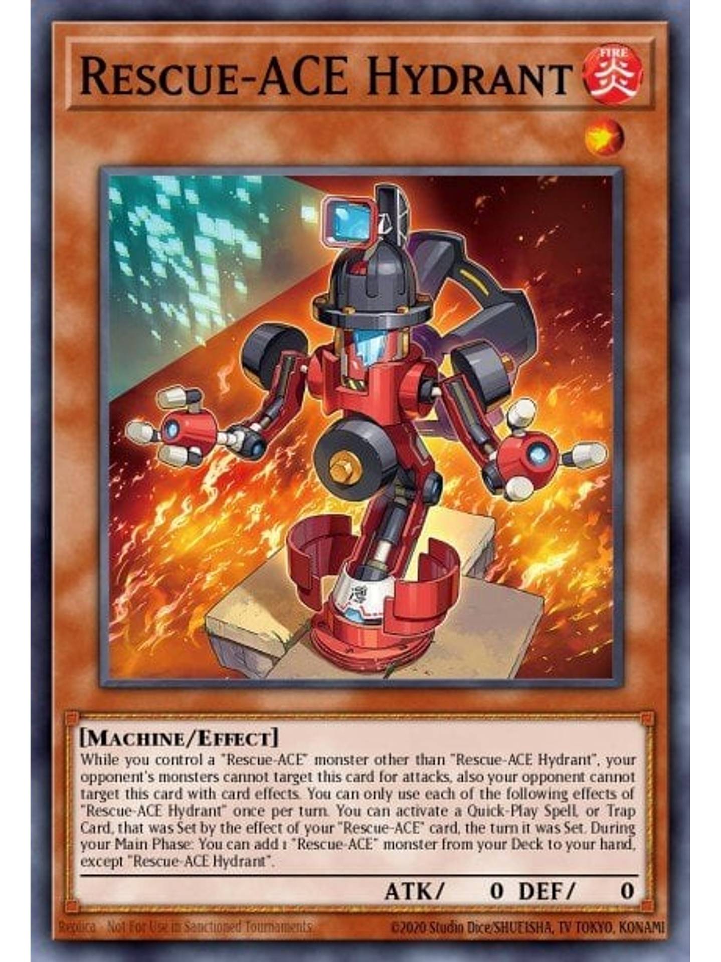 Rescue-ACE Hydrant - MZMI-EN076 - Super Rare 1st Edition 1