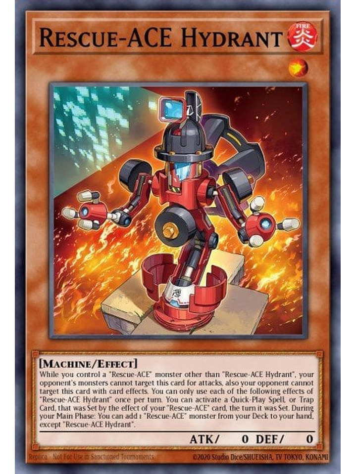 Rescue-ACE Hydrant - MZMI-EN076 - Super Rare 1st Edition 1