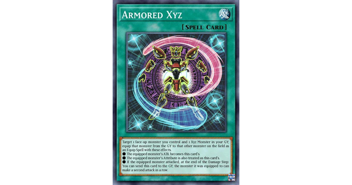 Armored Xyz - MZMI-EN025 - Super Rare 1st Edition