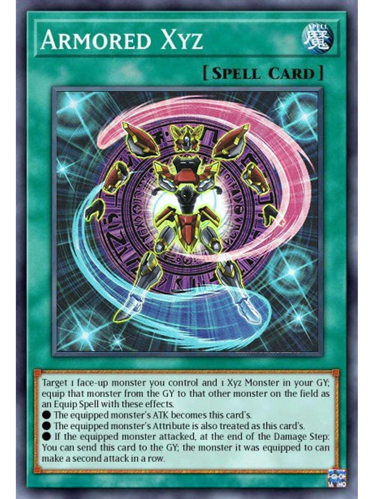 Armored Xyz - MZMI-EN025 - Super Rare 1st Edition 1