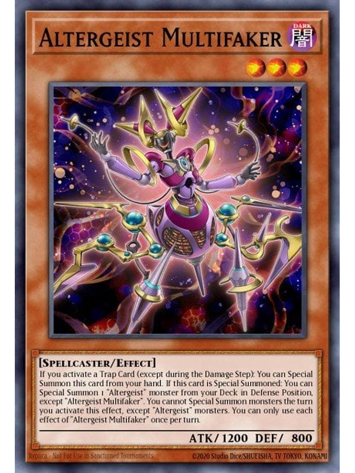 Altergeist Multifaker - MZMI-EN065 - Collector's Rare 1st Edition 1