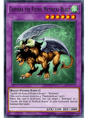 Chimera the Flying Mythical Beast - MZMI-EN040 - Collector's Rare 1st Edition
