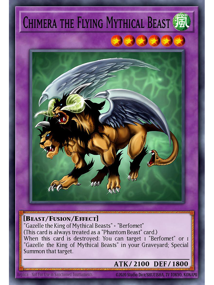 Chimera the Flying Mythical Beast - MZMI-EN040 - Collector's Rare 1st Edition 1