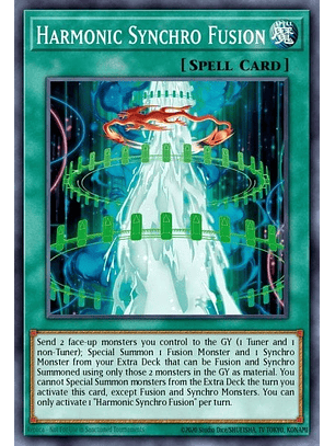 Harmonic Synchro Fusion - MZMI-EN035 - Collector's Rare 1st Edition