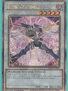 Junk Warrior - MZMI-EN000 - Quarter Century Secret Rare 1st Edition