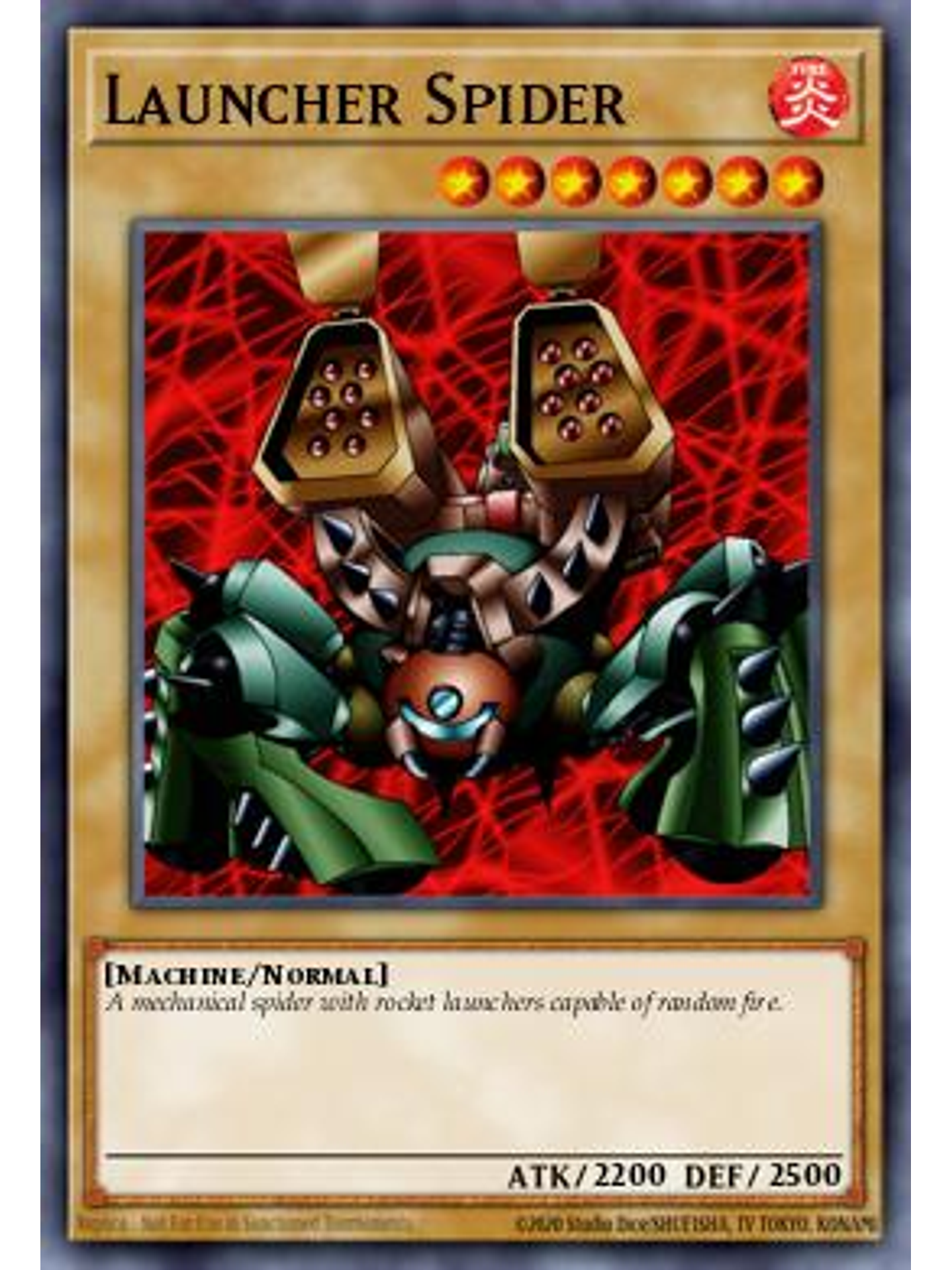 Launcher Spider - STAS-EN004 - Common 1st Edition 1