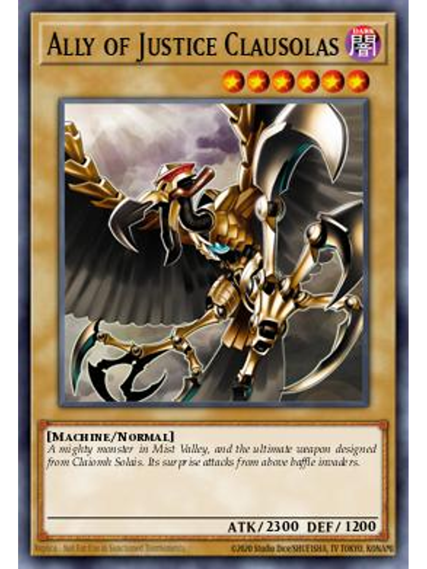 Ally of Justice Clausolas - STAS-EN008 - Common 1st Edition 1