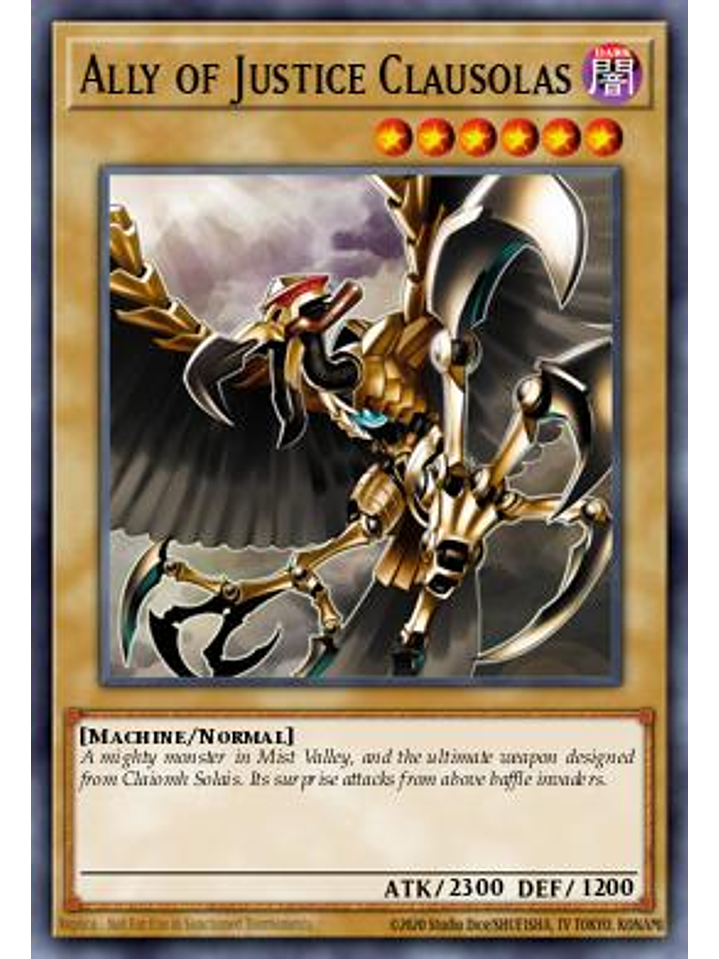 Ally of Justice Clausolas - STAS-EN008 - Common 1st Edition 1