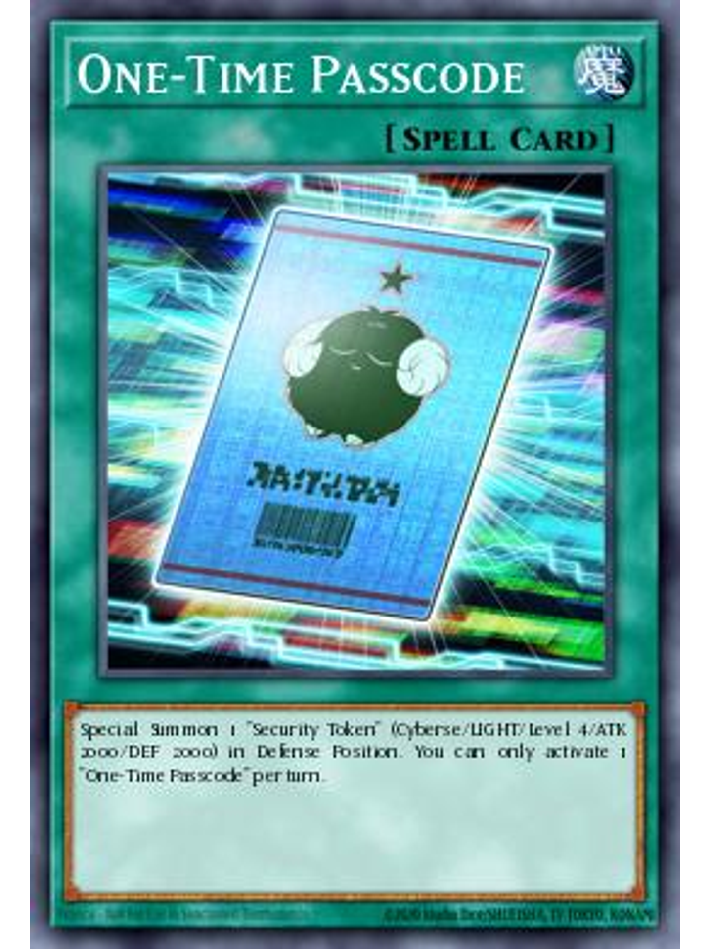 One-Time Passcode - STAS-EN016 - Common 1st Edition 1