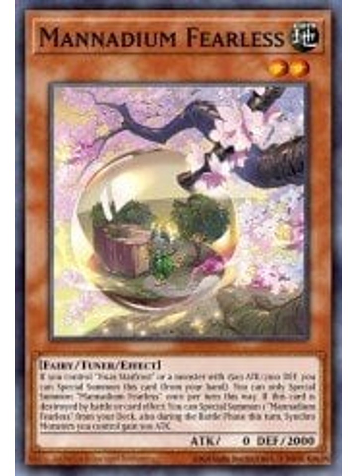 Mannadium Fearless - STAS-EN020 - Common 1st Edition 1