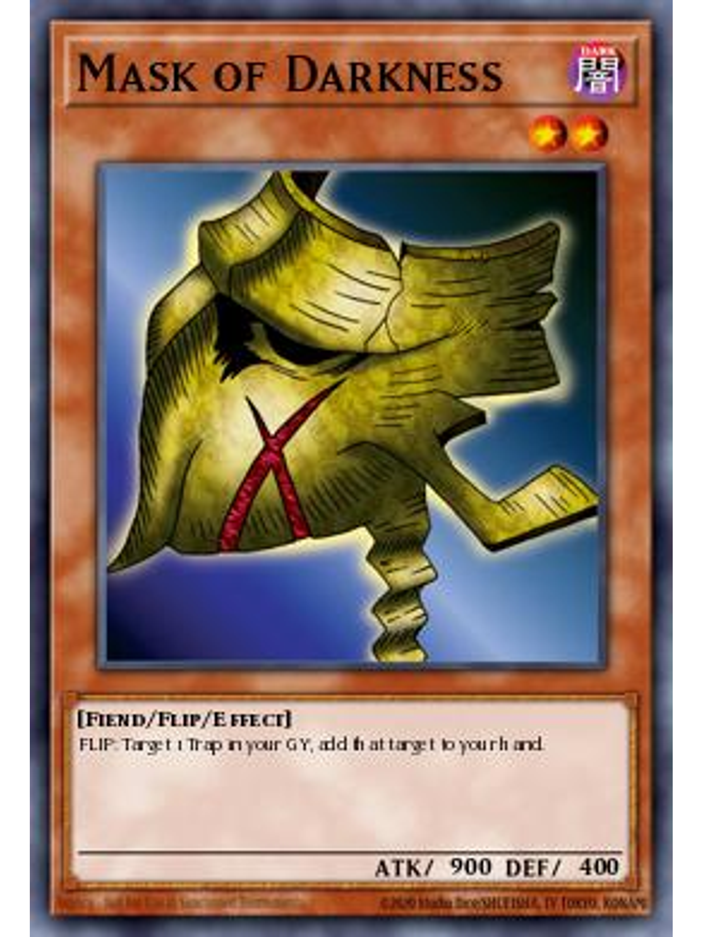 Mask of Darkness - STAS-EN023 - Common 1st Edition 1