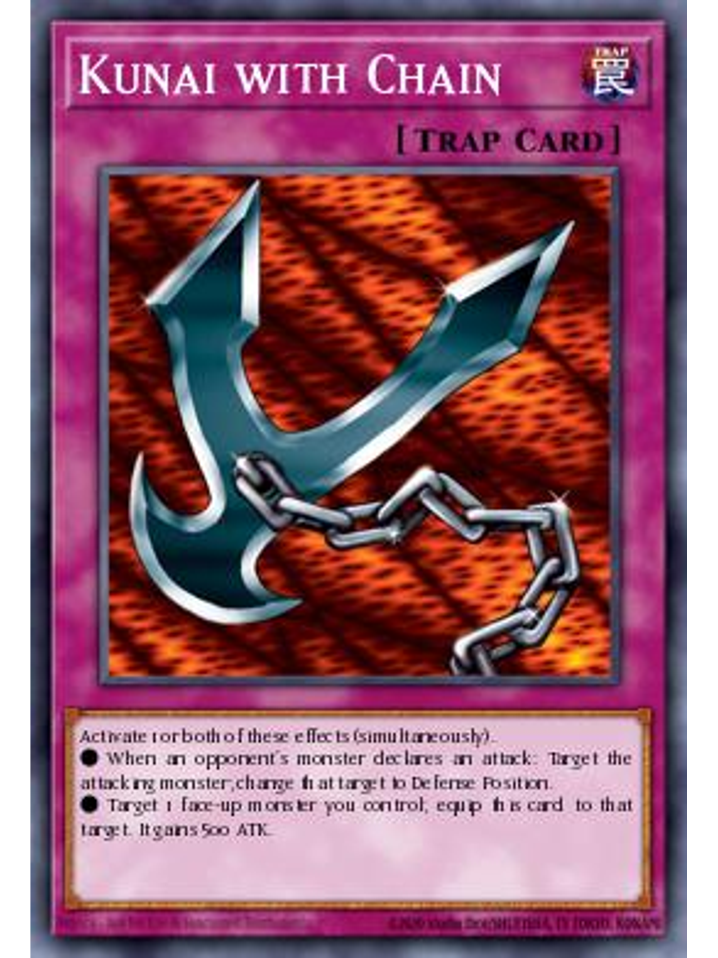 Kunai with Chain - STAS-EN025 - Common 1st Edition 1