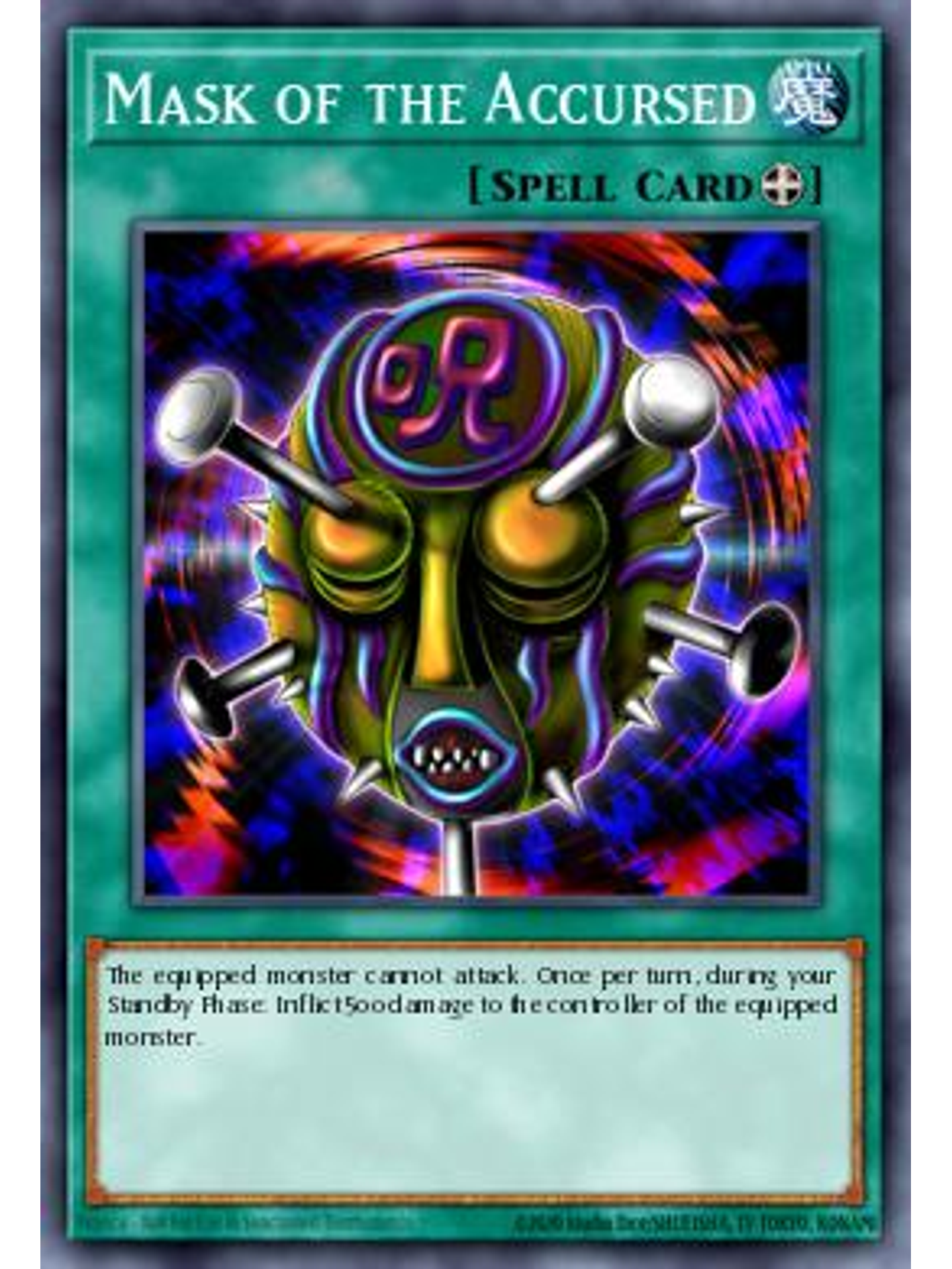 Mask of the Accursed - STAS-EN026 - Common 1st Edition 1