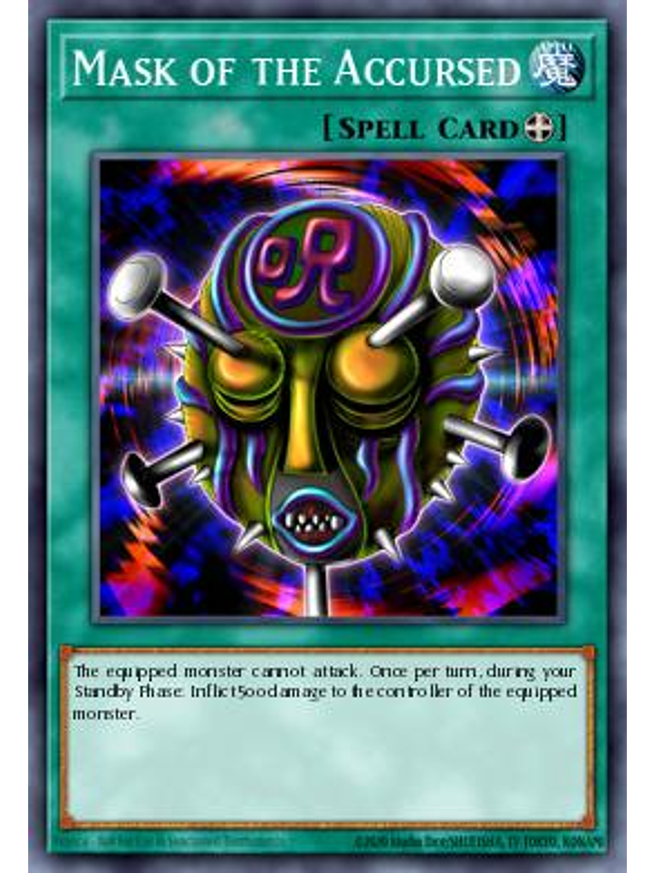 Mask of the Accursed - STAS-EN026 - Common 1st Edition 1