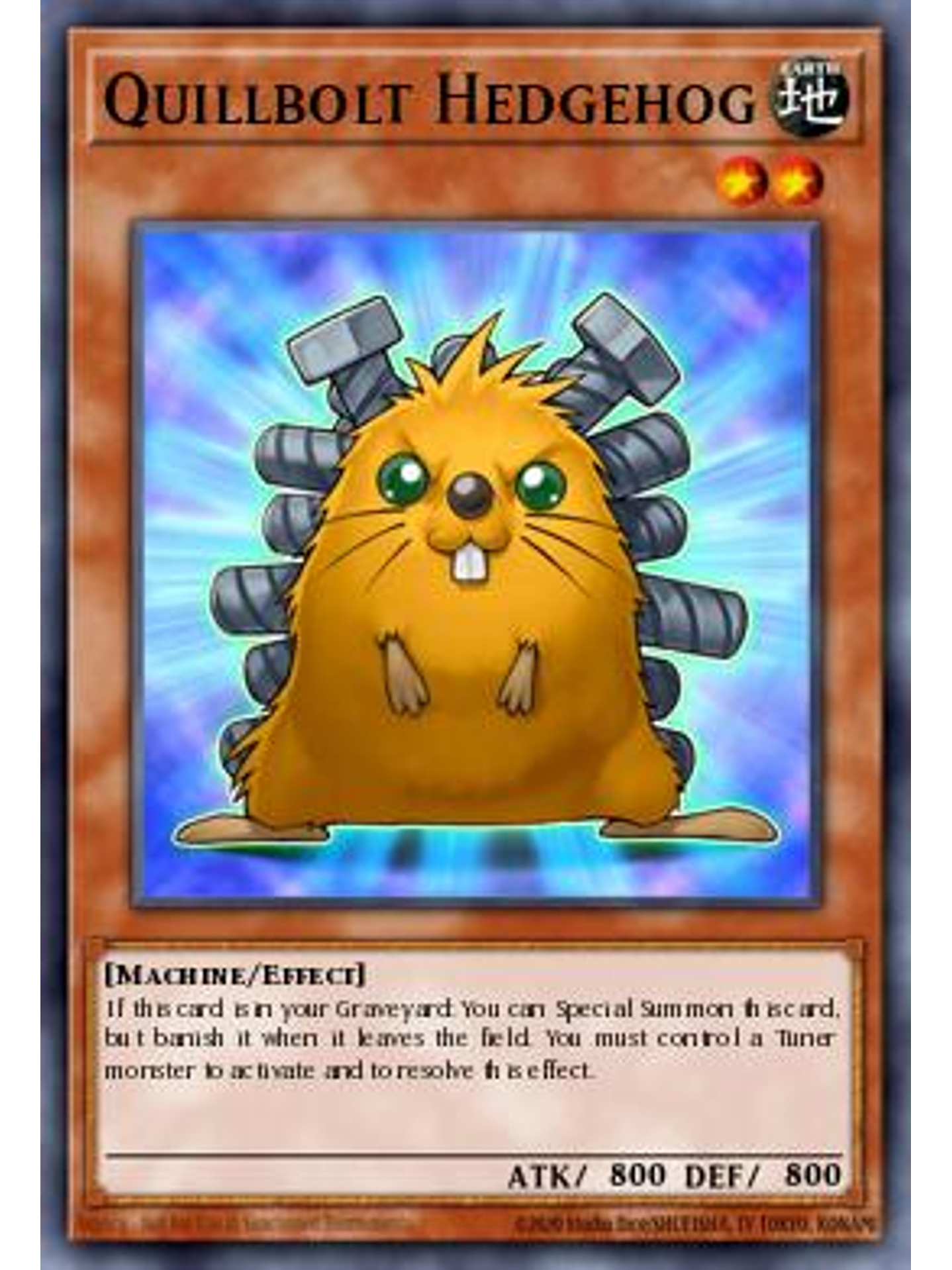 Quillbolt Hedgehog - STAS-EN031 - Common 1st Edition 1