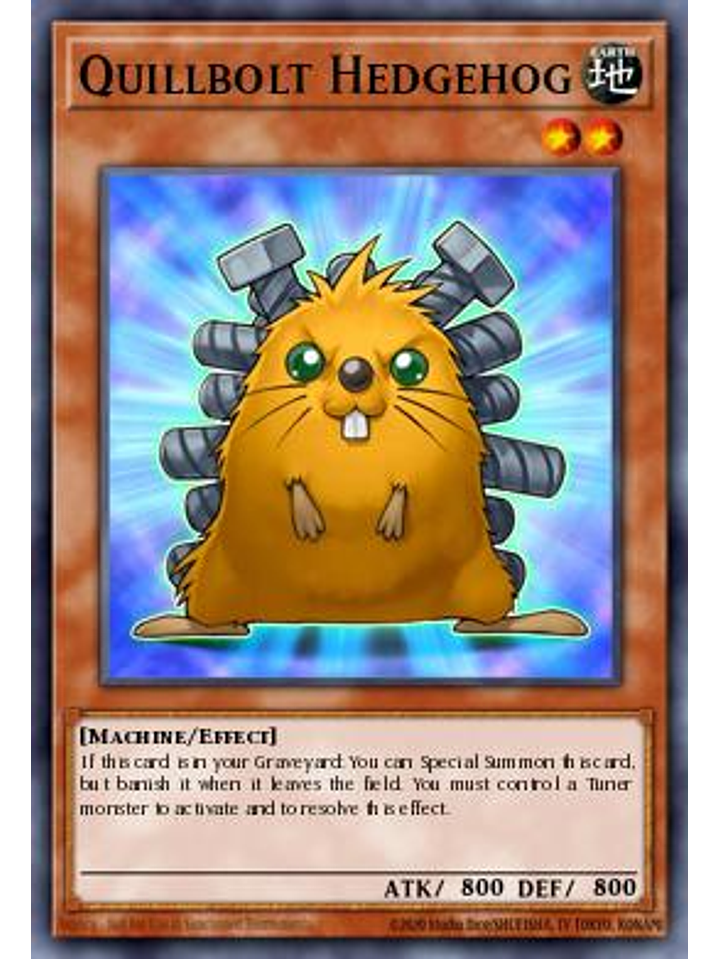 Quillbolt Hedgehog - STAS-EN031 - Common 1st Edition 1