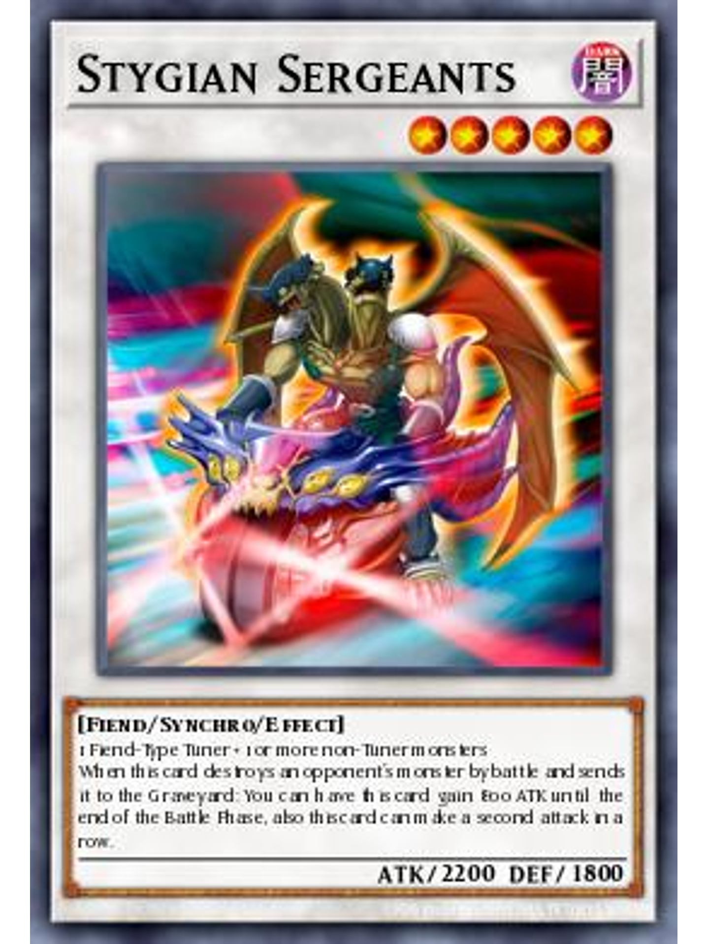 Stygian Sergeants - STAS-EN041 - Ultra Rare 1st Edition 1