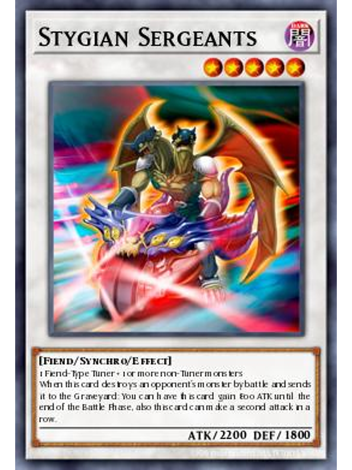 Stygian Sergeants - STAS-EN041 - Ultra Rare 1st Edition 1