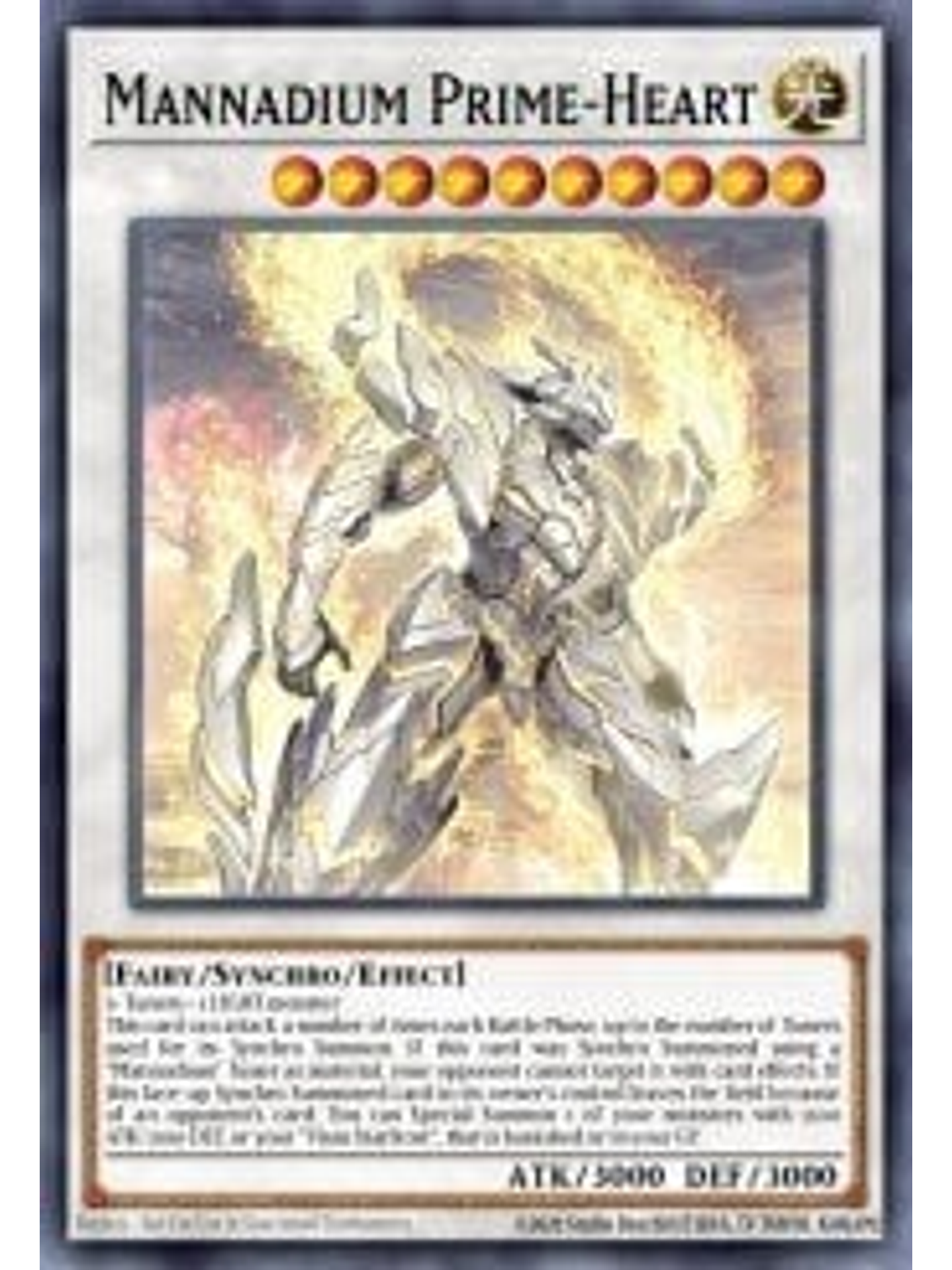 Mannadium Prime-Heart - STAS-EN044 - Ultra Rare 1st Edition 1