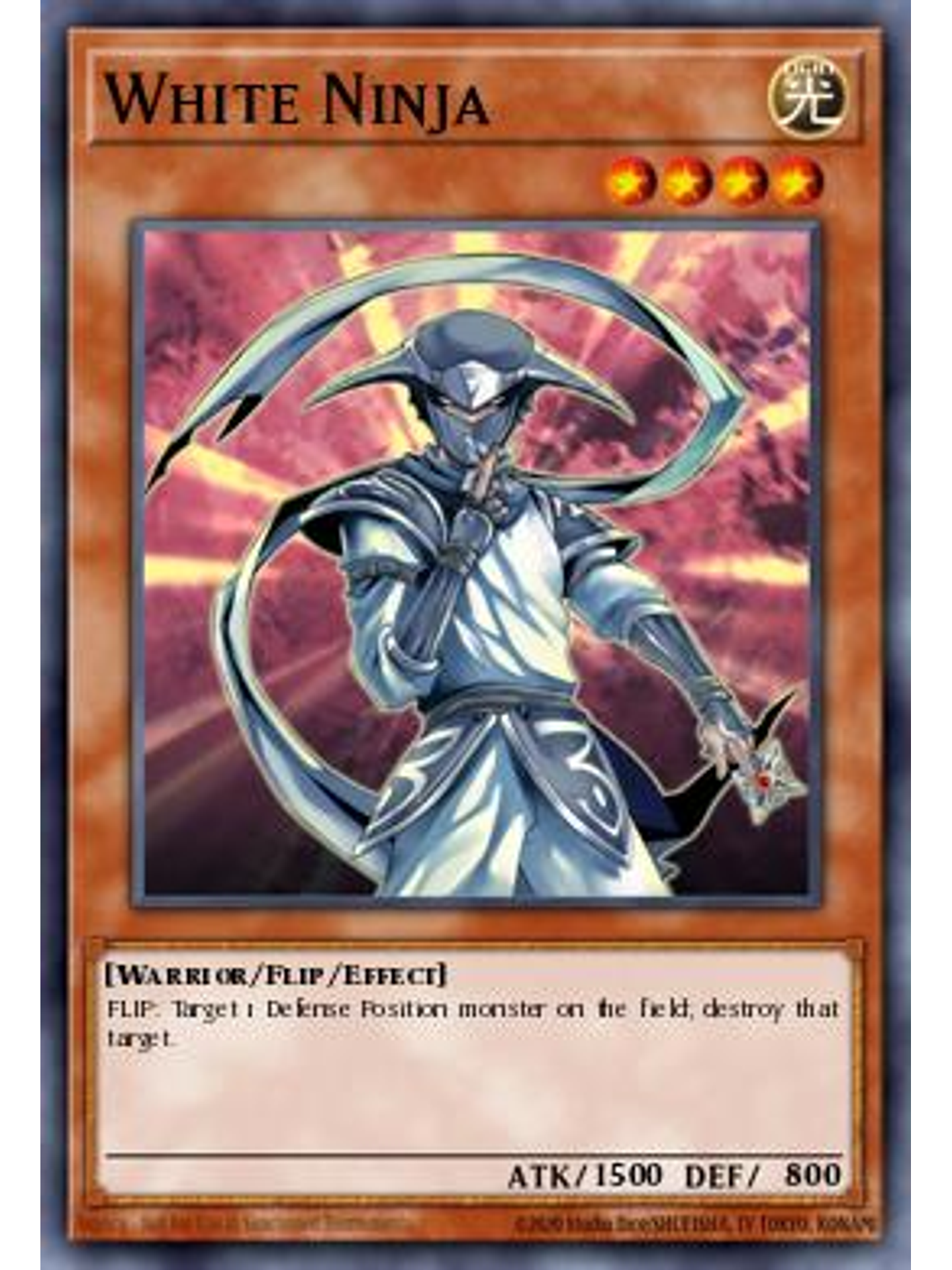 White Ninja - STAX-EN011 - Common 1st Edition 1