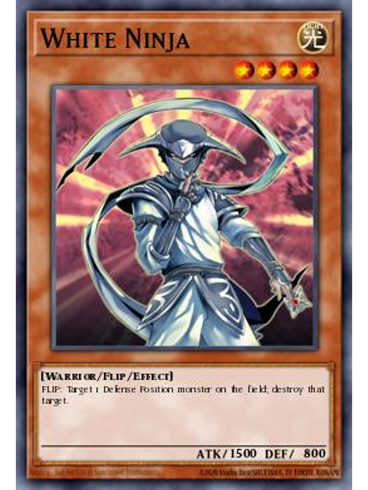 White Ninja - STAX-EN011 - Common 1st Edition 1
