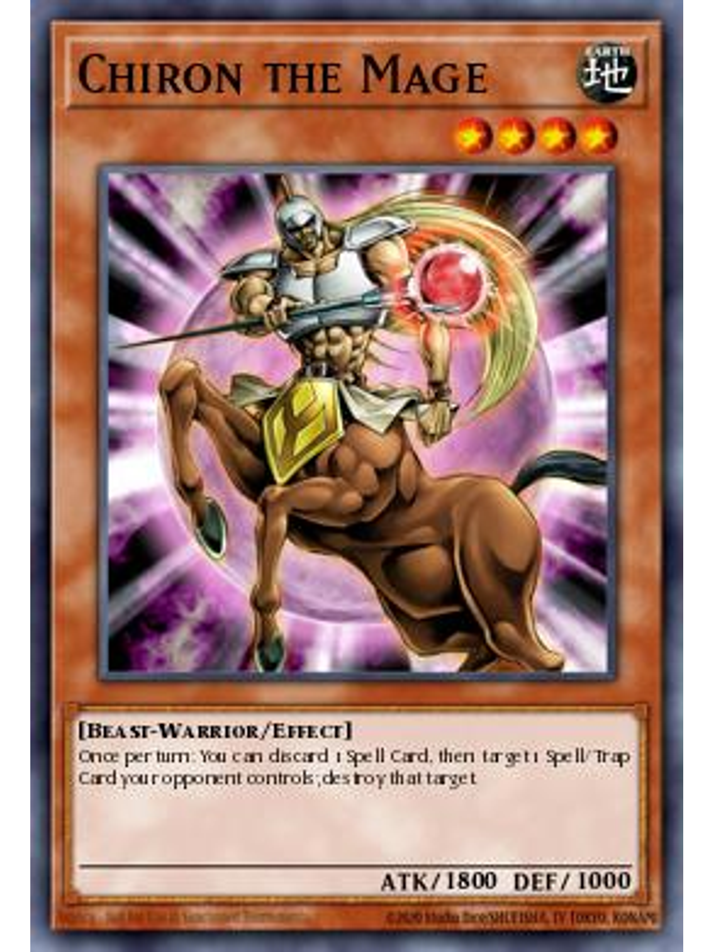 Chiron the Mage - STAX-EN021 - Common 1st Edition 1