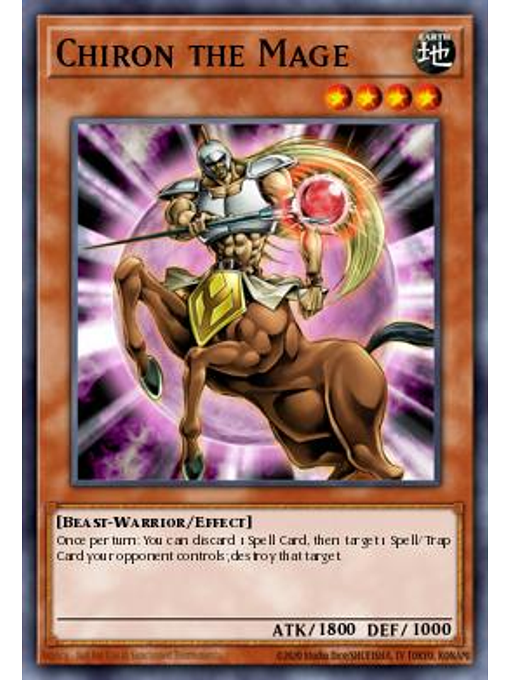 Chiron the Mage - STAX-EN021 - Common 1st Edition 1