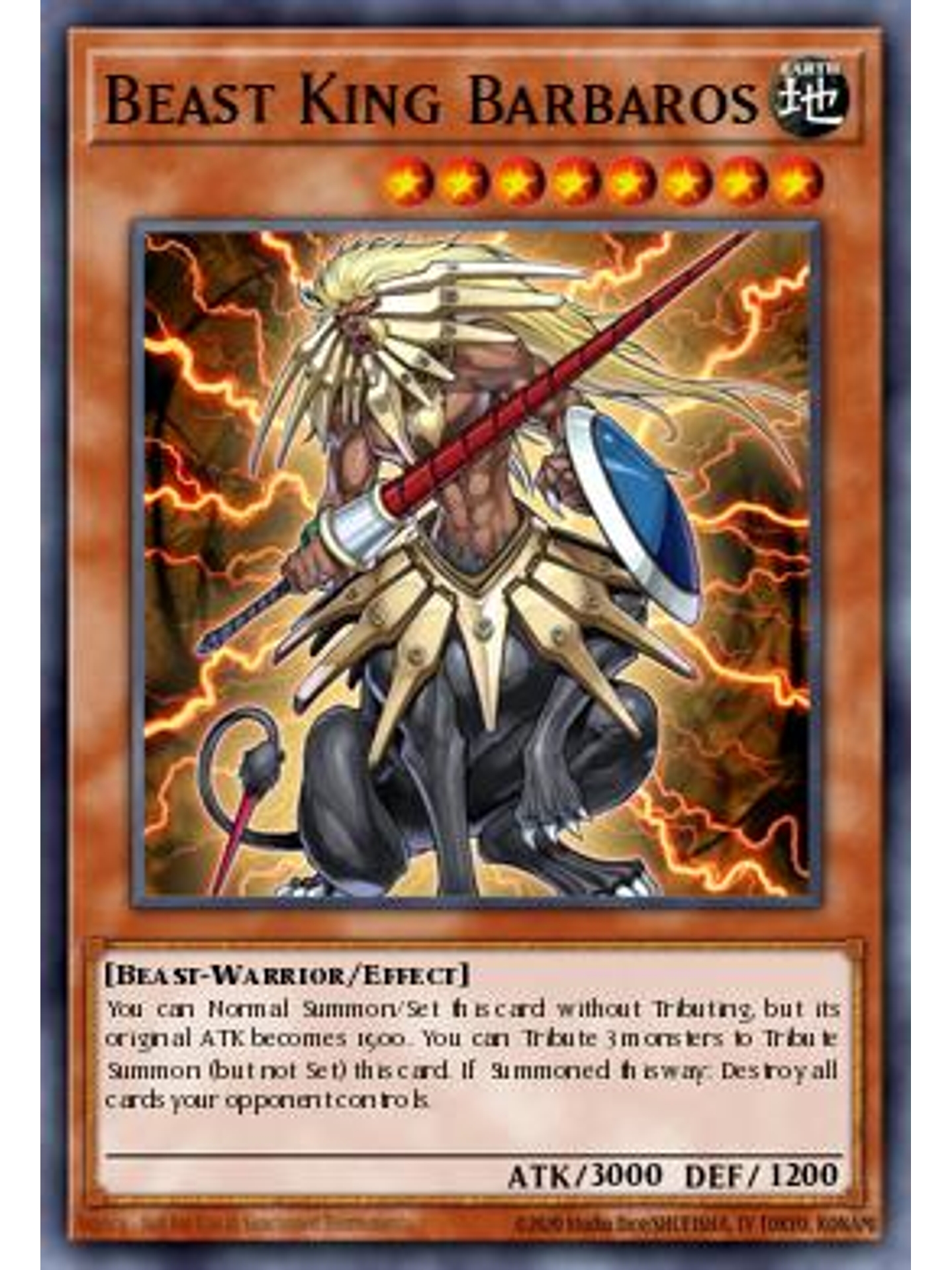 Beast King Barbaros - STAX-EN031 - Common 1st Edition 1