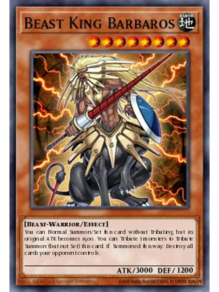 Beast King Barbaros - STAX-EN031 - Common 1st Edition 1