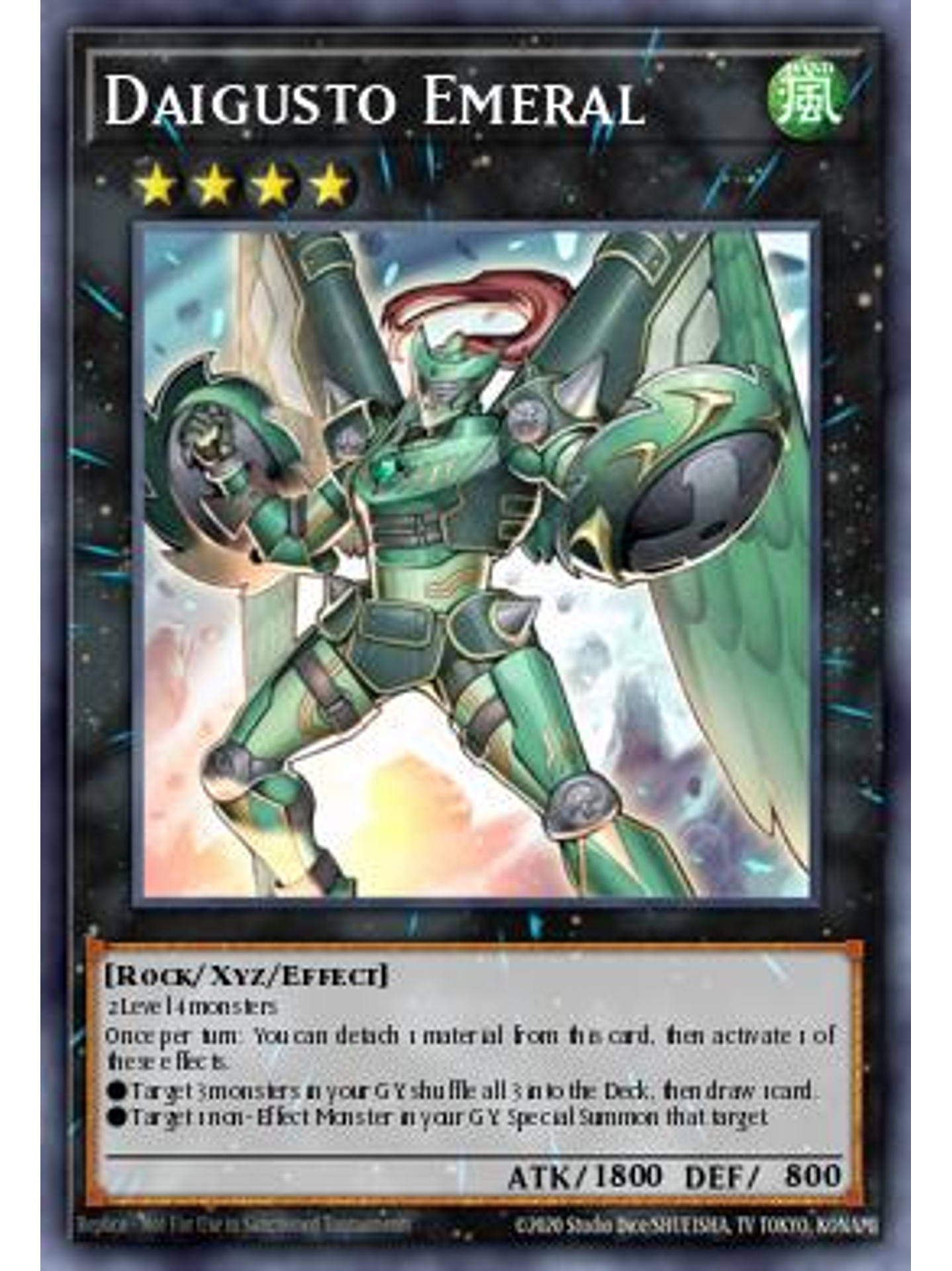 Daigusto Emeral - STAX-EN041 - Ultra Rare 1st Edition 1