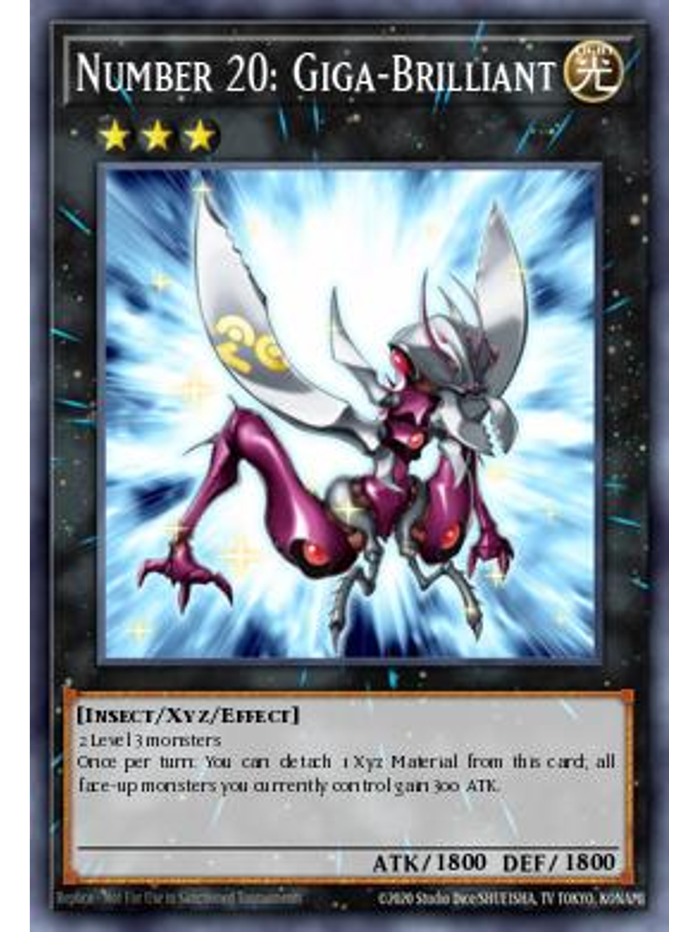 Number 20: Giga-Brilliant - STAX-EN042 - Ultra Rare 1st Edition 1