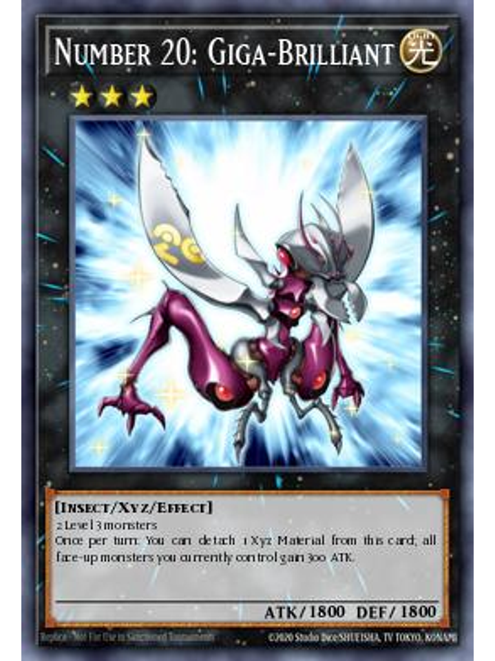 Number 20: Giga-Brilliant - STAX-EN042 - Ultra Rare 1st Edition 1