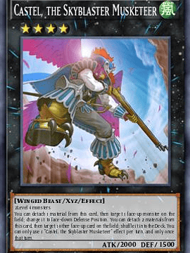 Castel, the Skyblaster Musketeer - STAX-EN043 - Ultra Rare 1st Edition