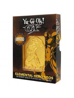 Elemental Hero Neos 24k Gold Plated Ingot