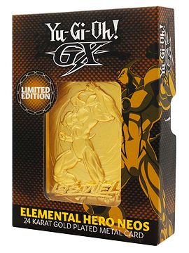 Elemental Hero Neos 24k Gold Plated Ingot