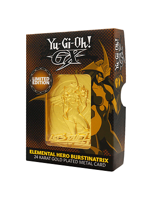 Elemental Hero Burstinatrix 24k Gold Plated Ingot