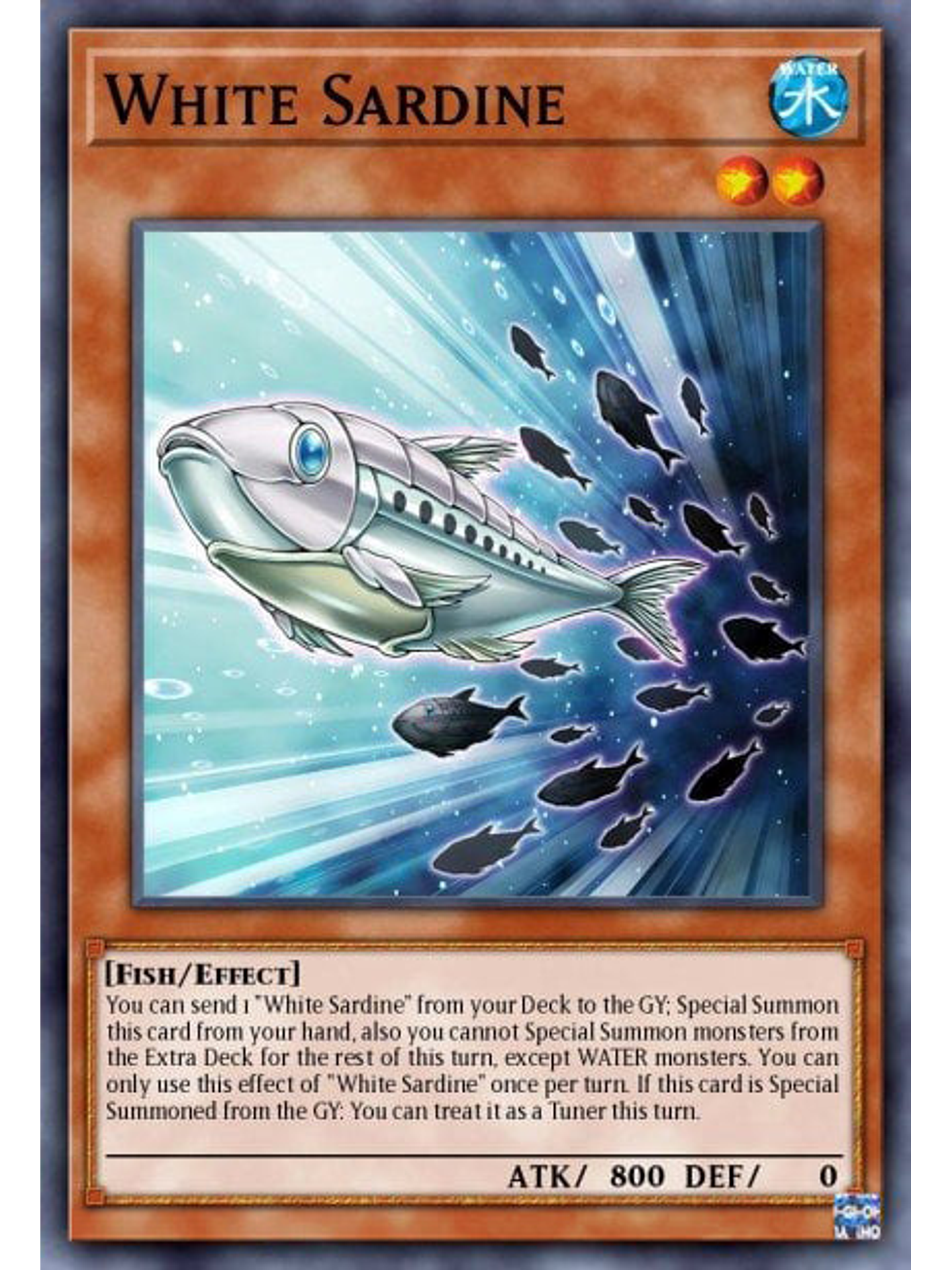 White Sardine - PHNI-EN007 - Super Rare 1st Edition 1