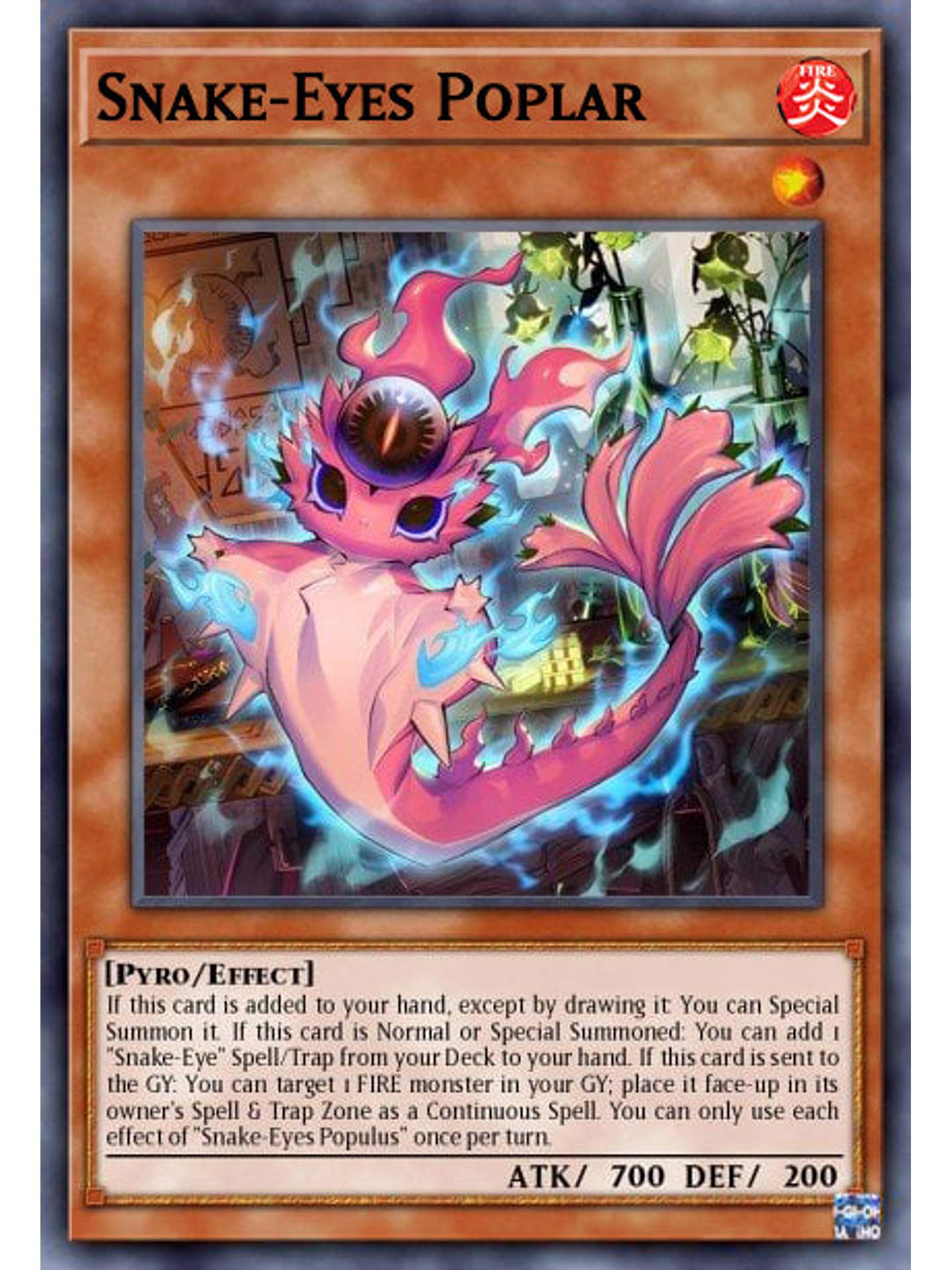 Snake-Eyes Poplar - PHNI-EN012 - Ultra Rare 1st Edition 1