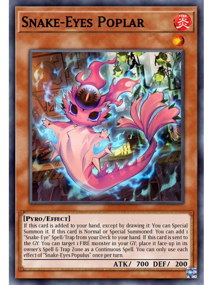 Snake-Eyes Poplar - PHNI-EN012 - Ultra Rare 1st Edition 1