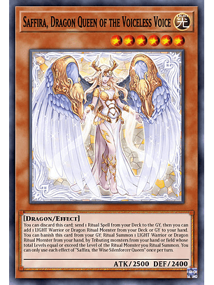 Saffira, Dragon Queen of the Voiceless Voice - PHNI-EN020 - Ultra Rare 1st Edition