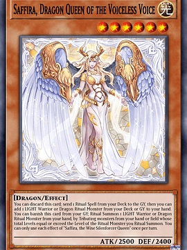 Saffira, Dragon Queen of the Voiceless Voice - PHNI-EN020 - Ultra Rare 1st Edition
