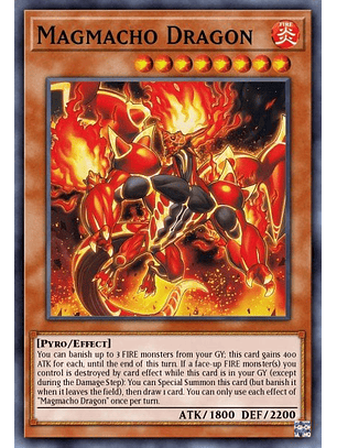 Magmacho Dragon - PHNI-EN025 - Common 1st Edition