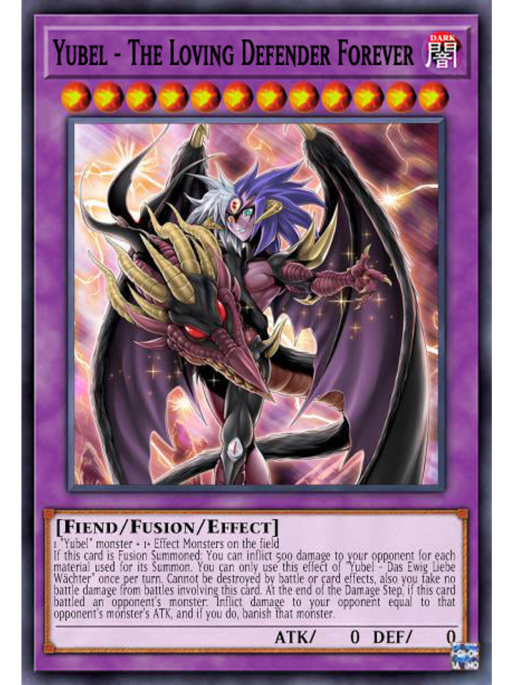 Yubel - The Loving Defender Forever - PHNI-EN038 - Ultra Rare 1st Edition 1