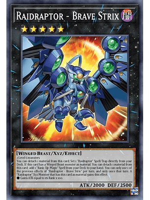 Raidraptor - Brave Strix - PHNI-EN046 - Super Rare 1st Edition