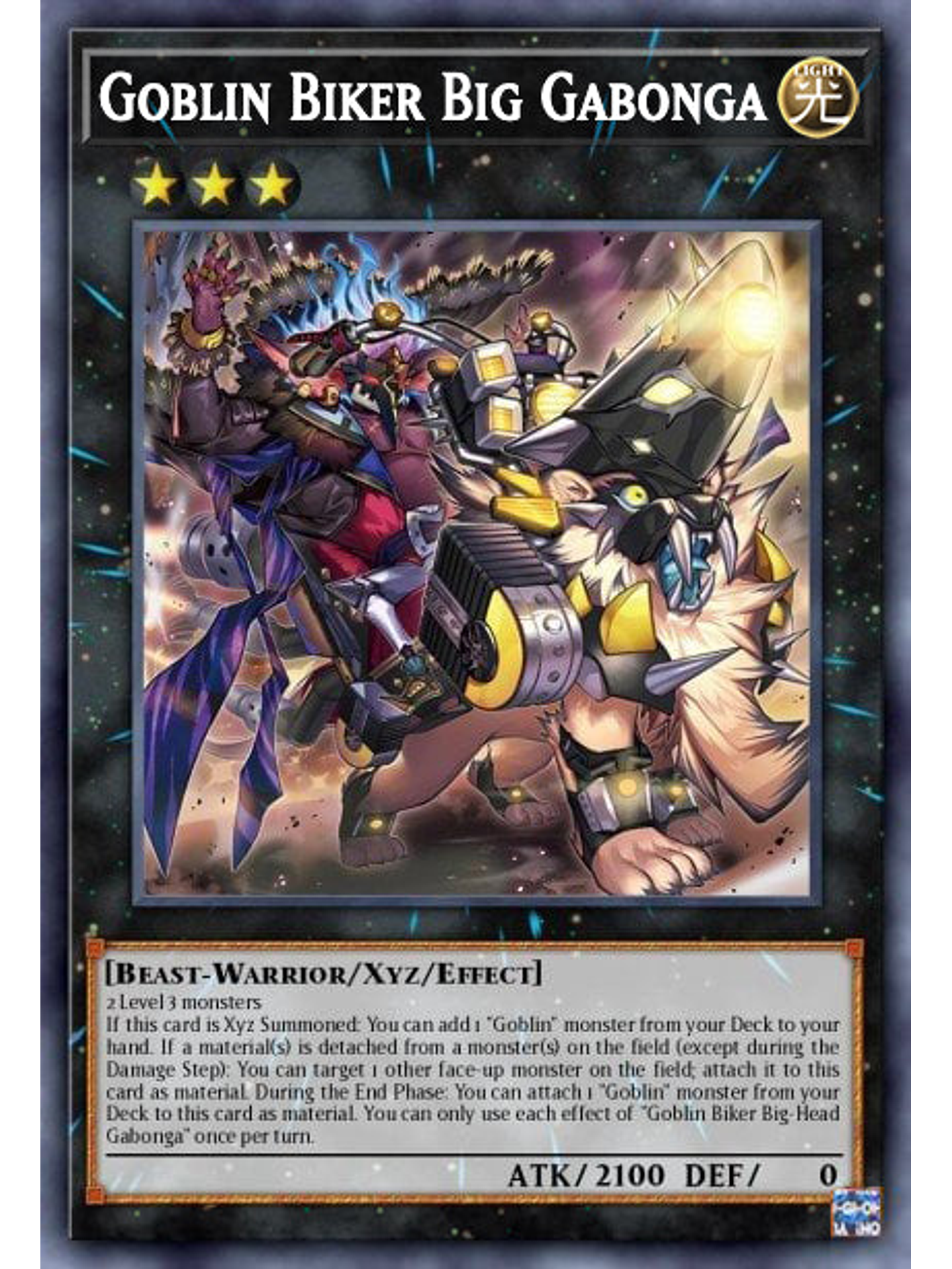 Goblin Biker Big Gabonga - PHNI-EN047 - Secret Rare 1st Edition 1